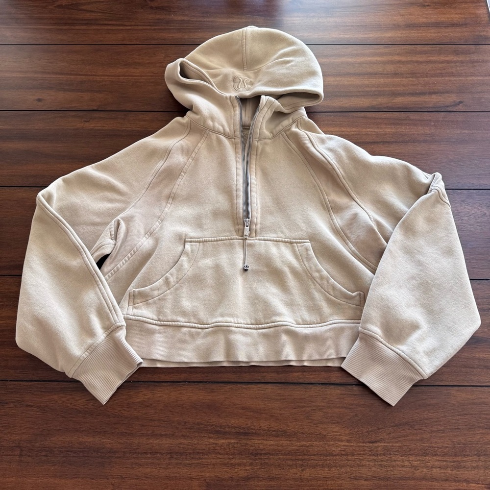 Lululemon Women’s Scuba Oversized 1/2 Zip Hoodie Trench Size M/L